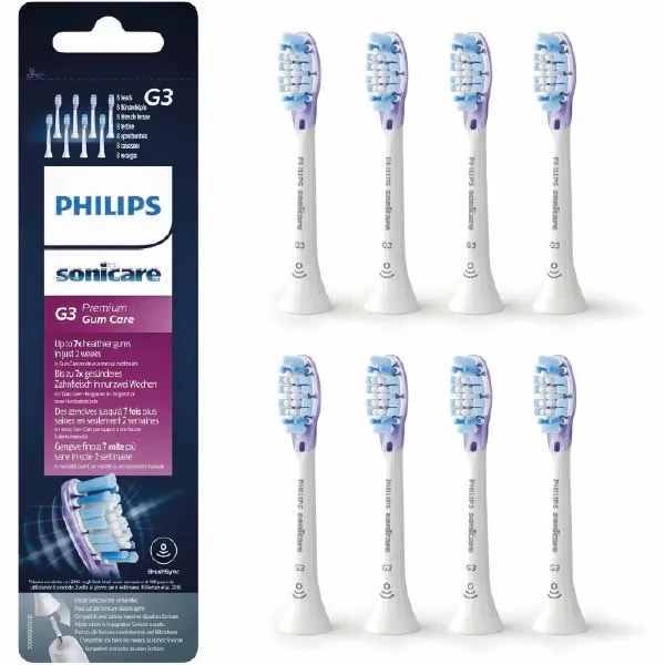 Philips Sonicare Original G3 Premium Gum Care Standard Sonic Toothbrush Heads - White (Model HX9052/17)